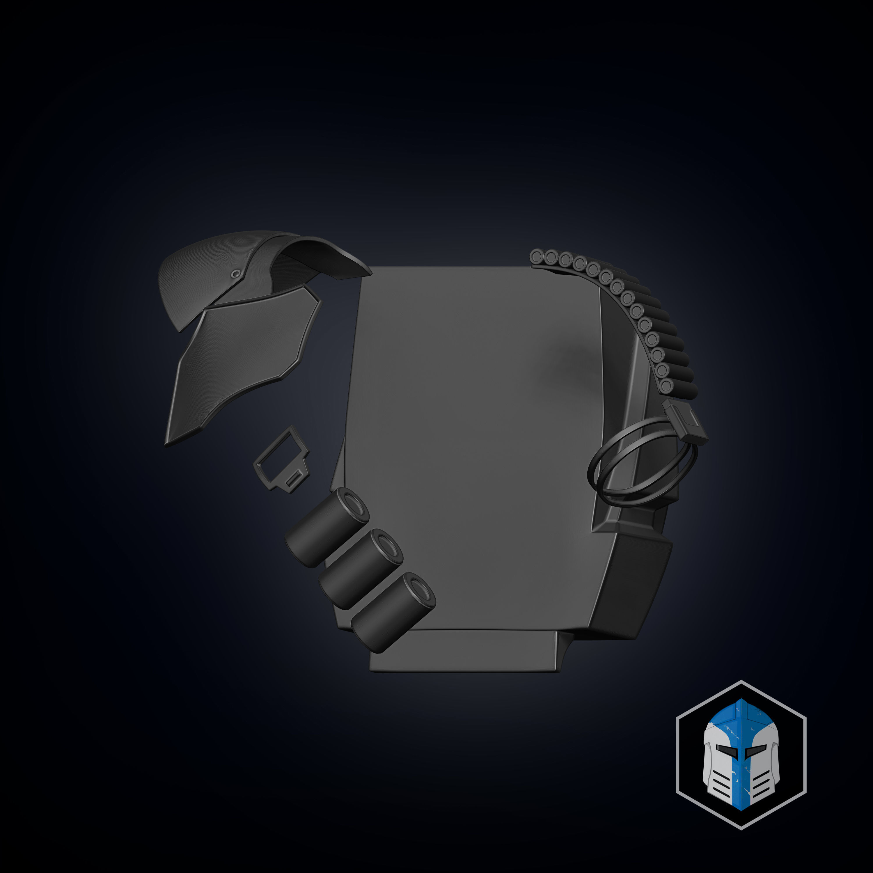 Clone Trooper Armor Accessories - Heavy 3D print model_7