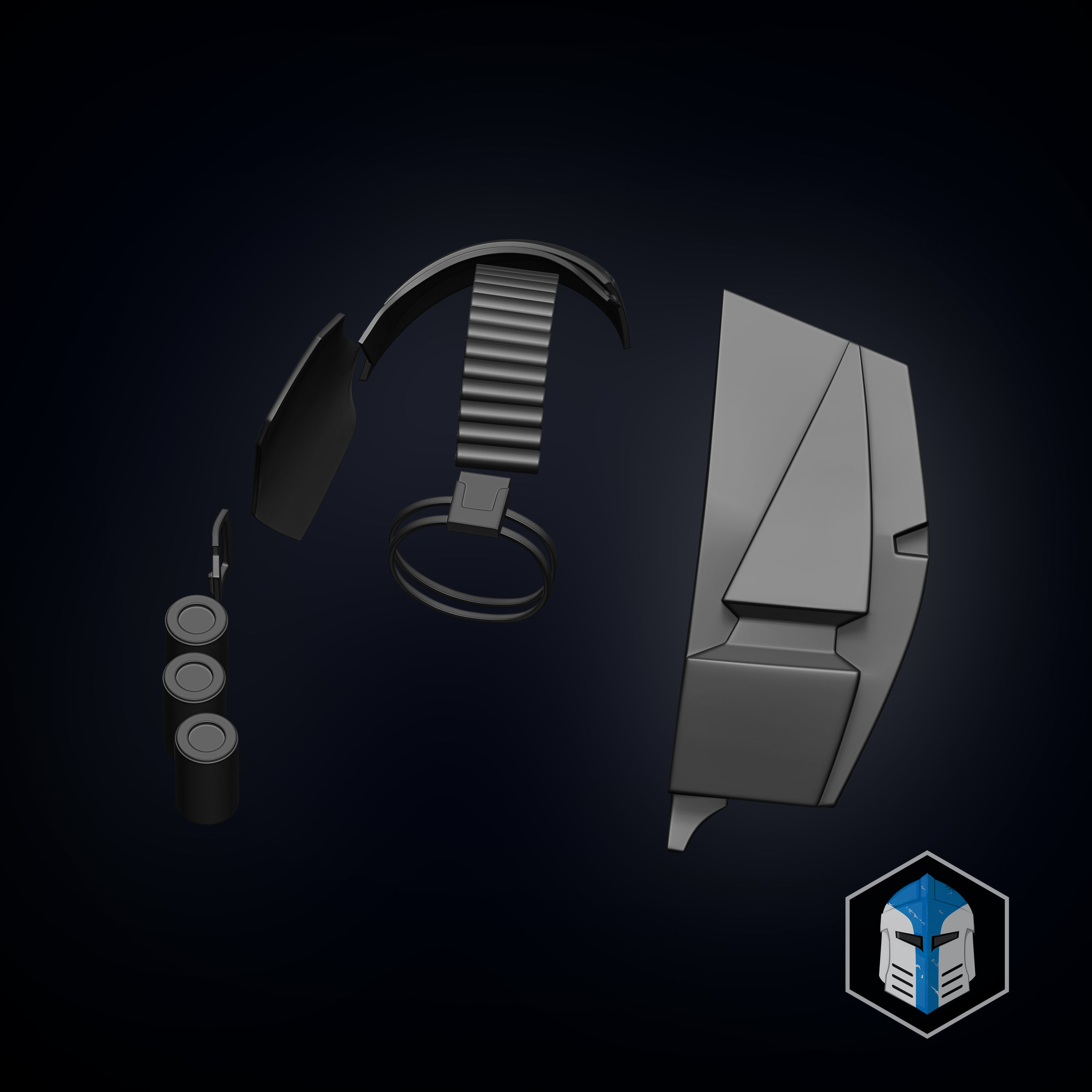 Clone Trooper Armor Accessories - Heavy 3D print model_3