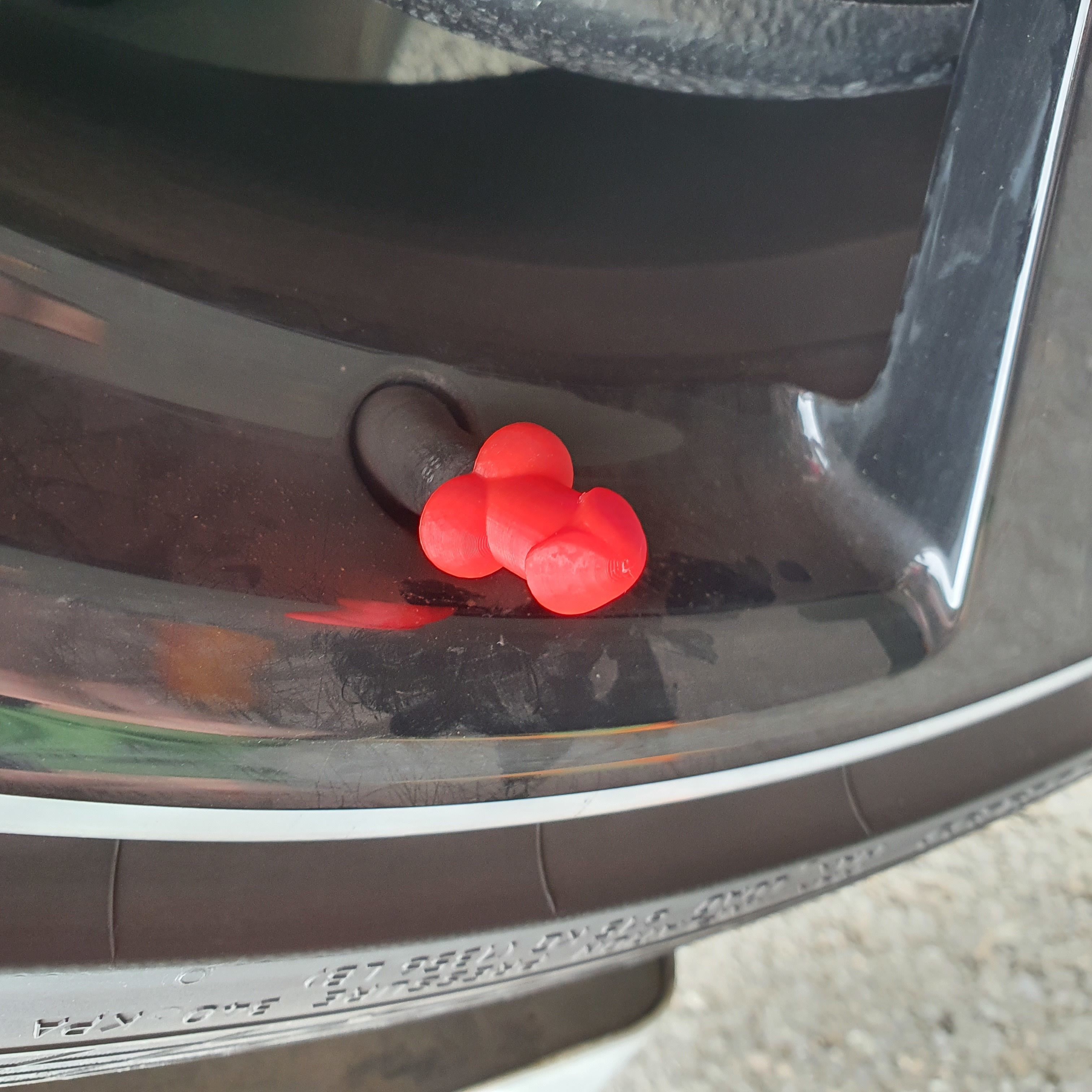 Funny Cock Valve Cap Hilarious Tire Valve Cover to Prank Friends 3D print model_2