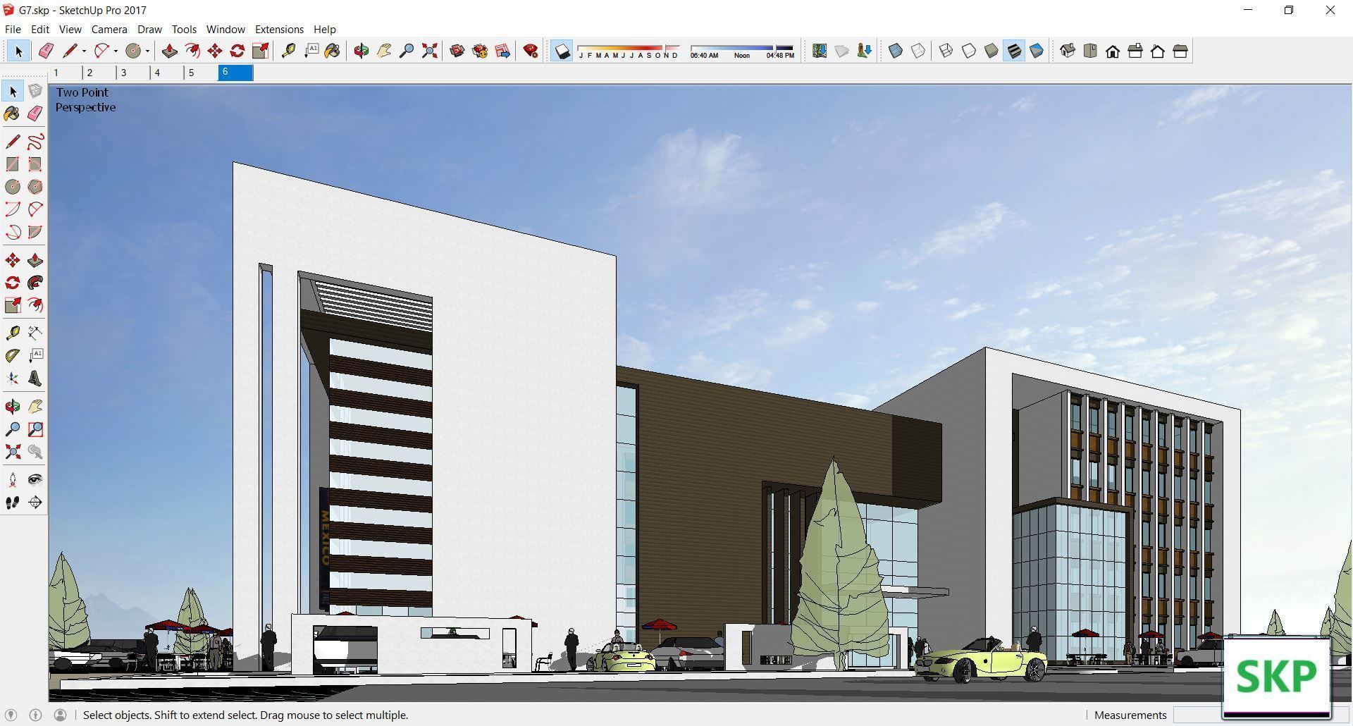 Sketchup Cultral Center G7 3D model_1