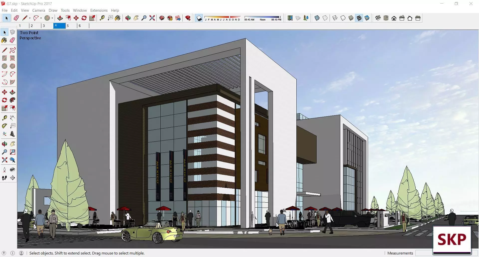 Sketchup Cultral Center G7 3D model_0