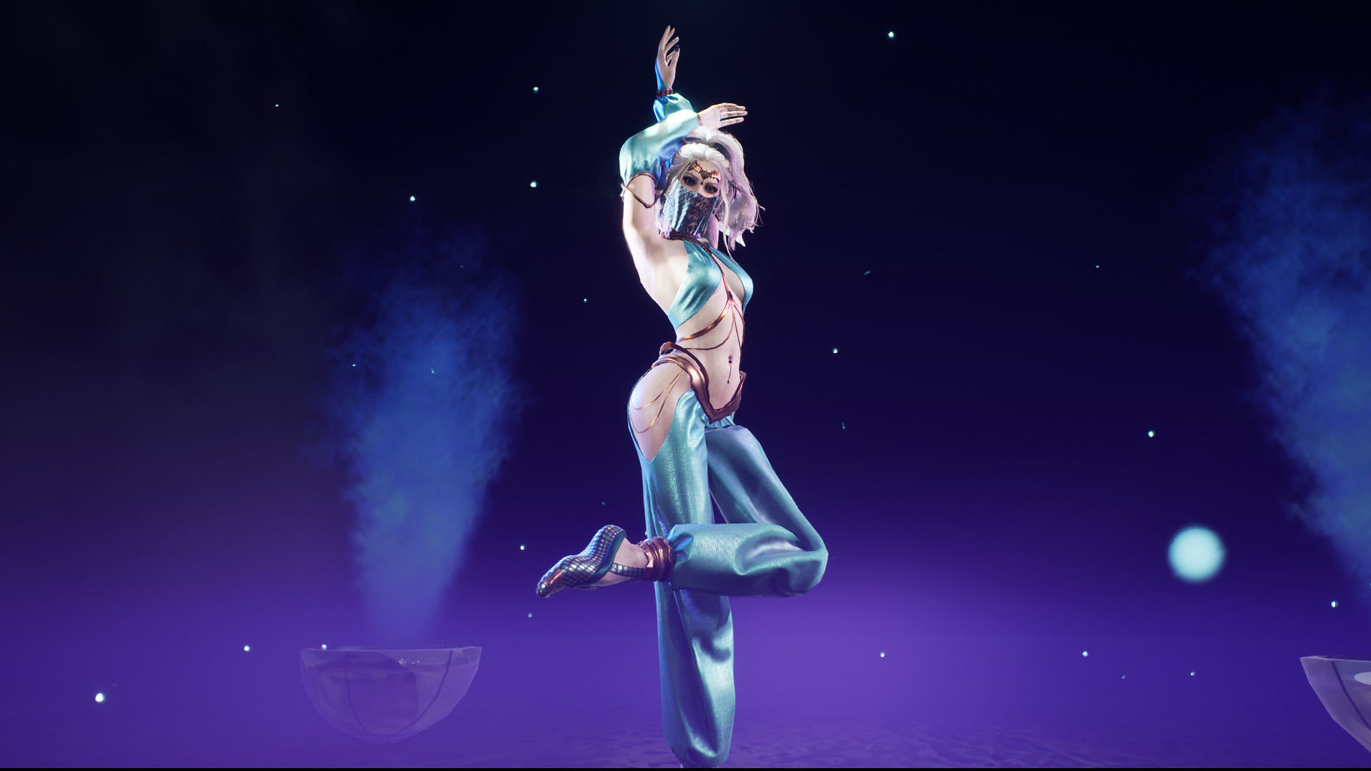 Dancer Low-poly 3D model_19