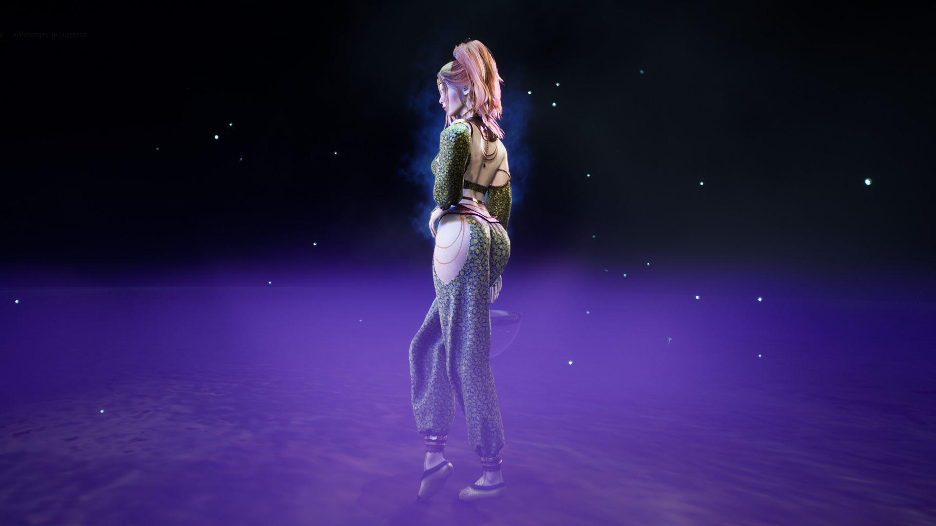 Dancer Low-poly 3D model_11