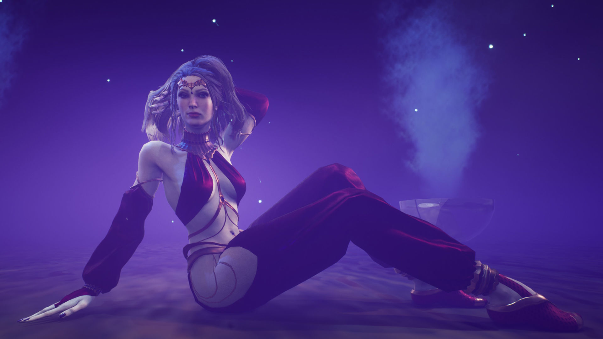 Dancer Low-poly 3D model_17