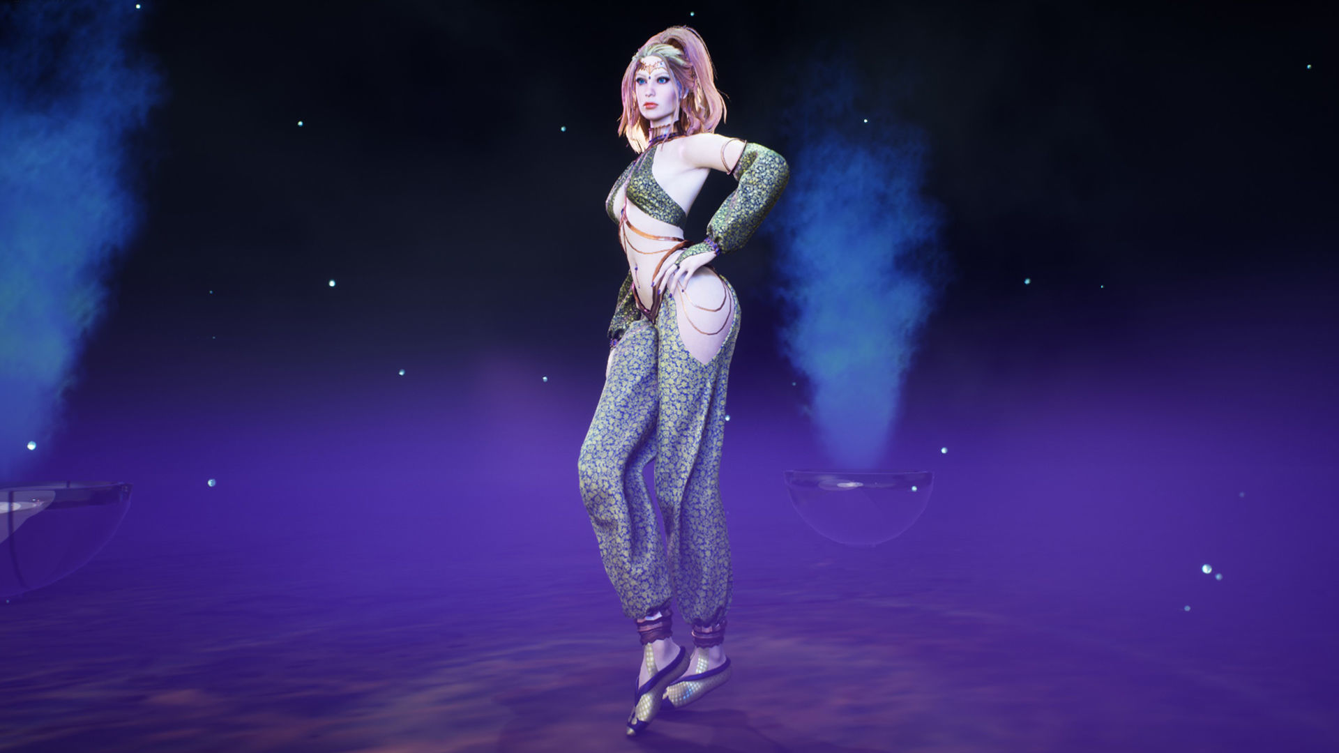 Dancer Low-poly 3D model_15