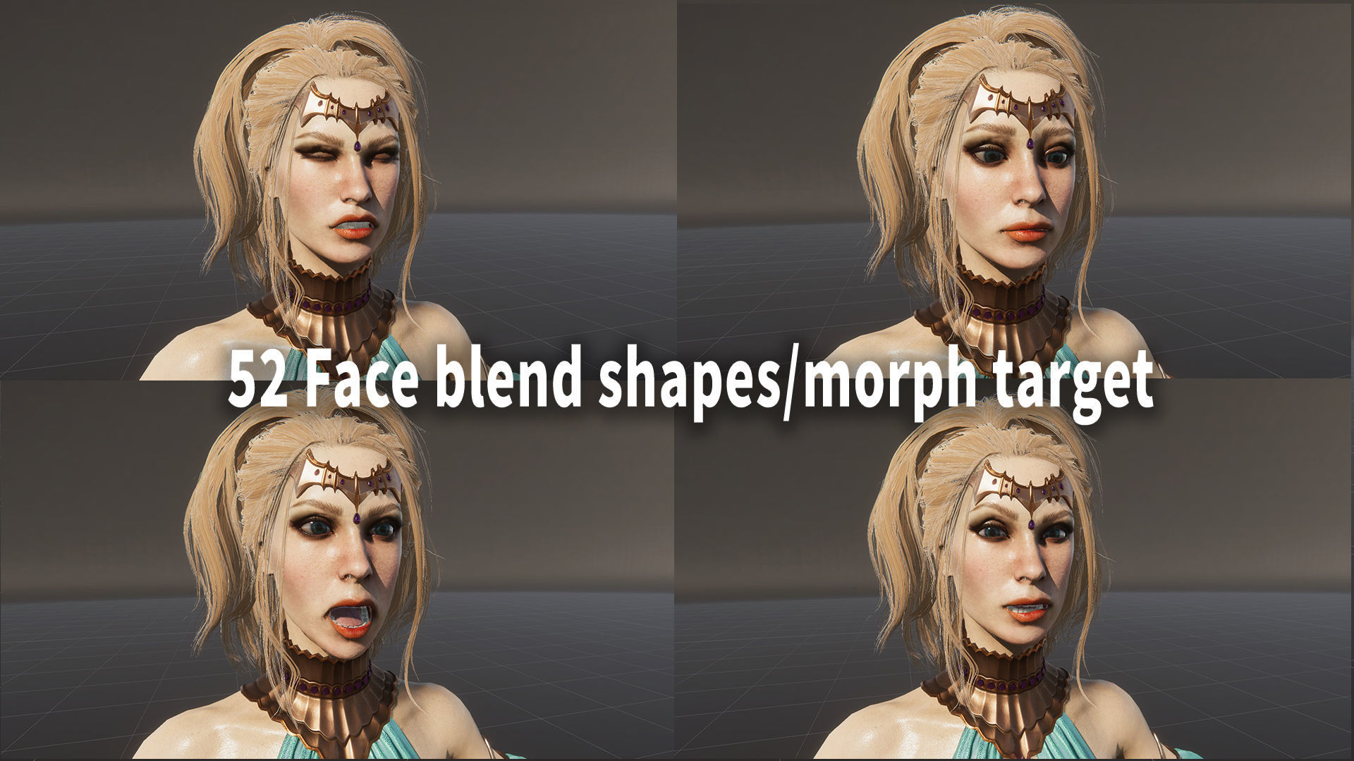 Dancer Low-poly 3D model_32