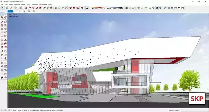 Sketchup Cultral Center G10