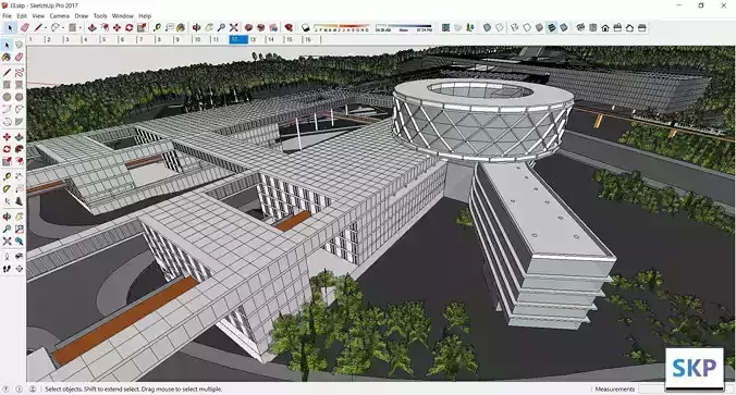 Sketchup Cultral Center J3