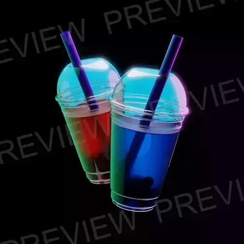 Animated HD Boba Tea Icon