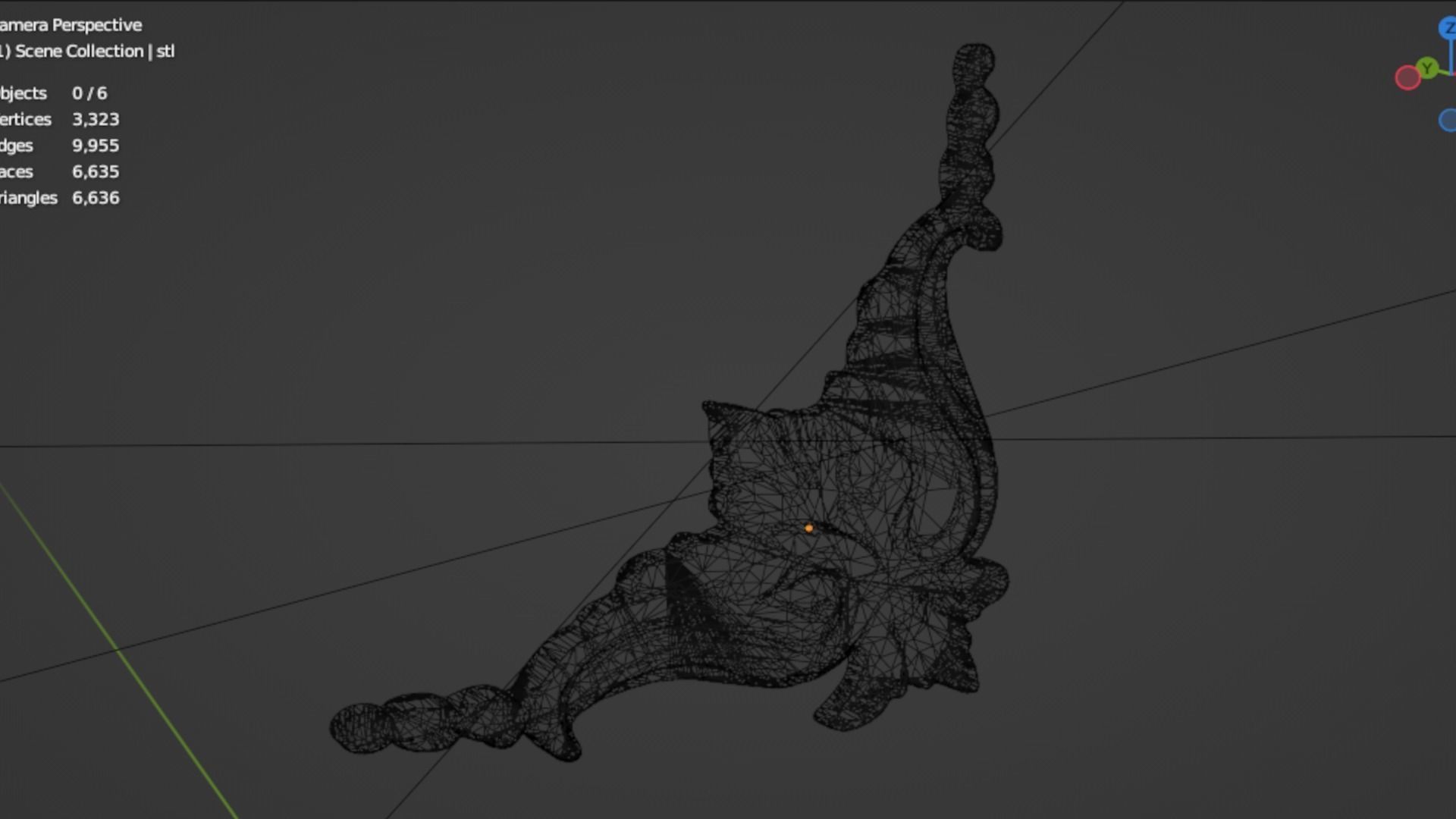 Classic decor ornament 145 3D model_6