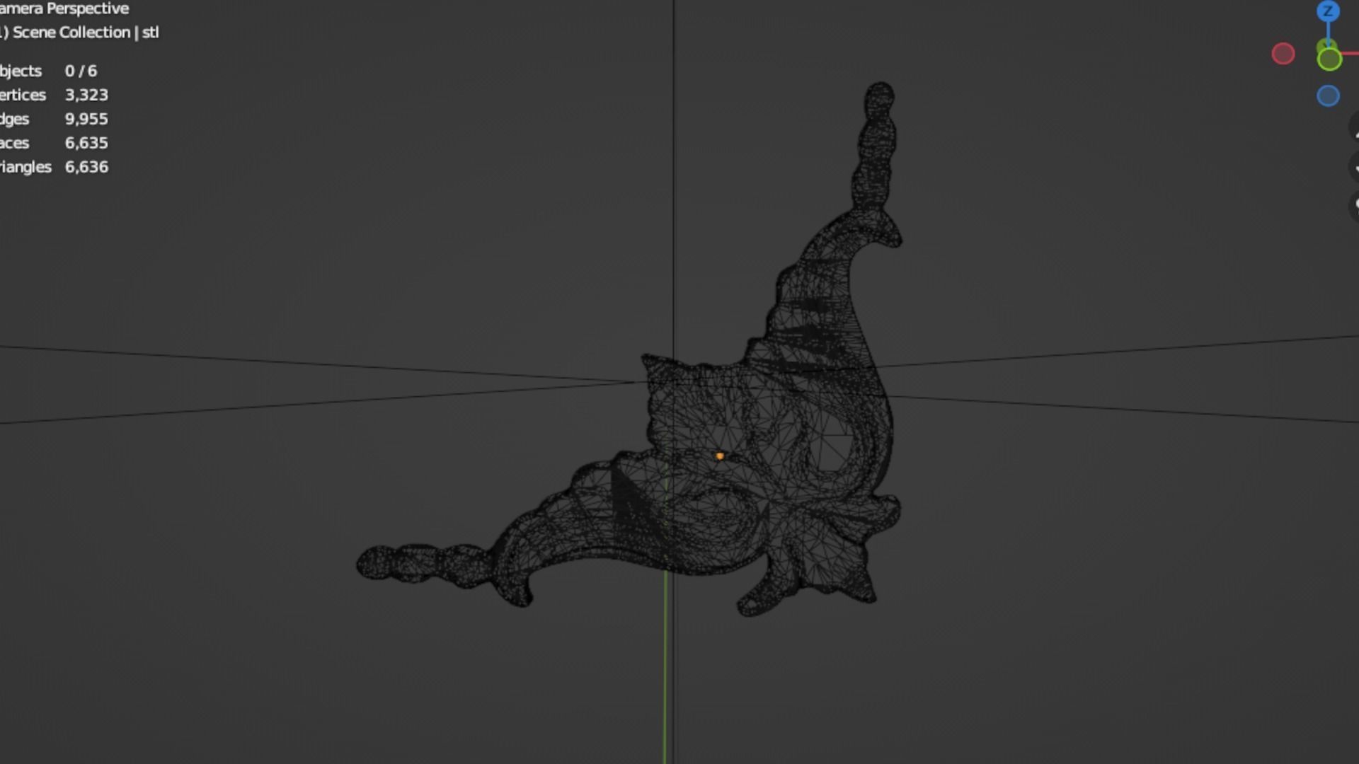 Classic decor ornament 145 3D model_5