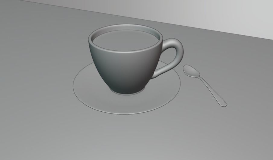 coffee cup 3D model_3
