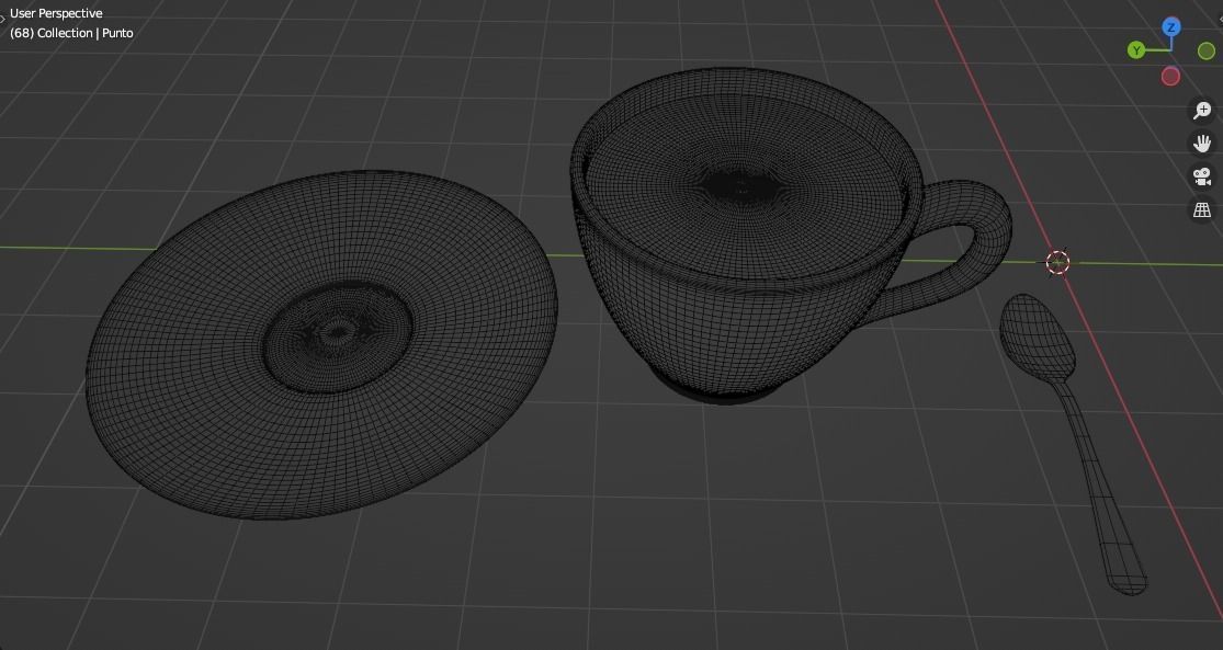 coffee cup 3D model_4