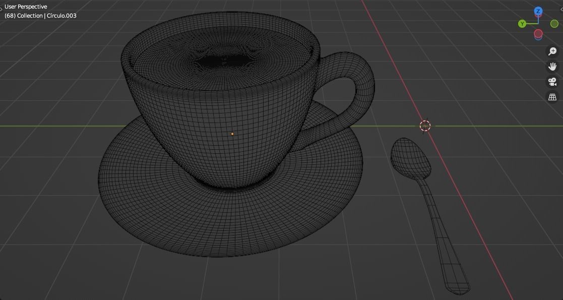 coffee cup 3D model_5