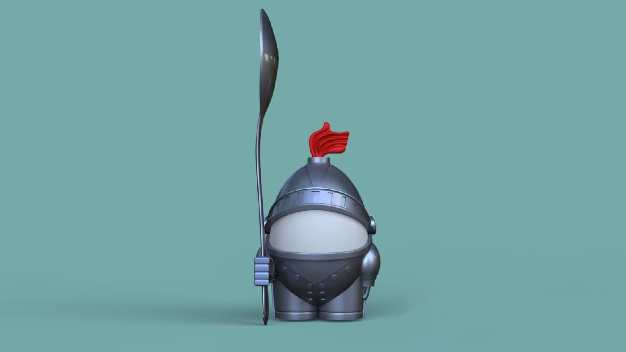 Sir Eggalot - Egg Cup 3D print model_1