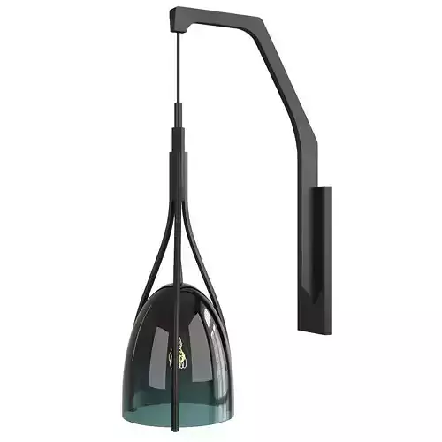 HOLLY HUNT Black Cat Wall Sconce