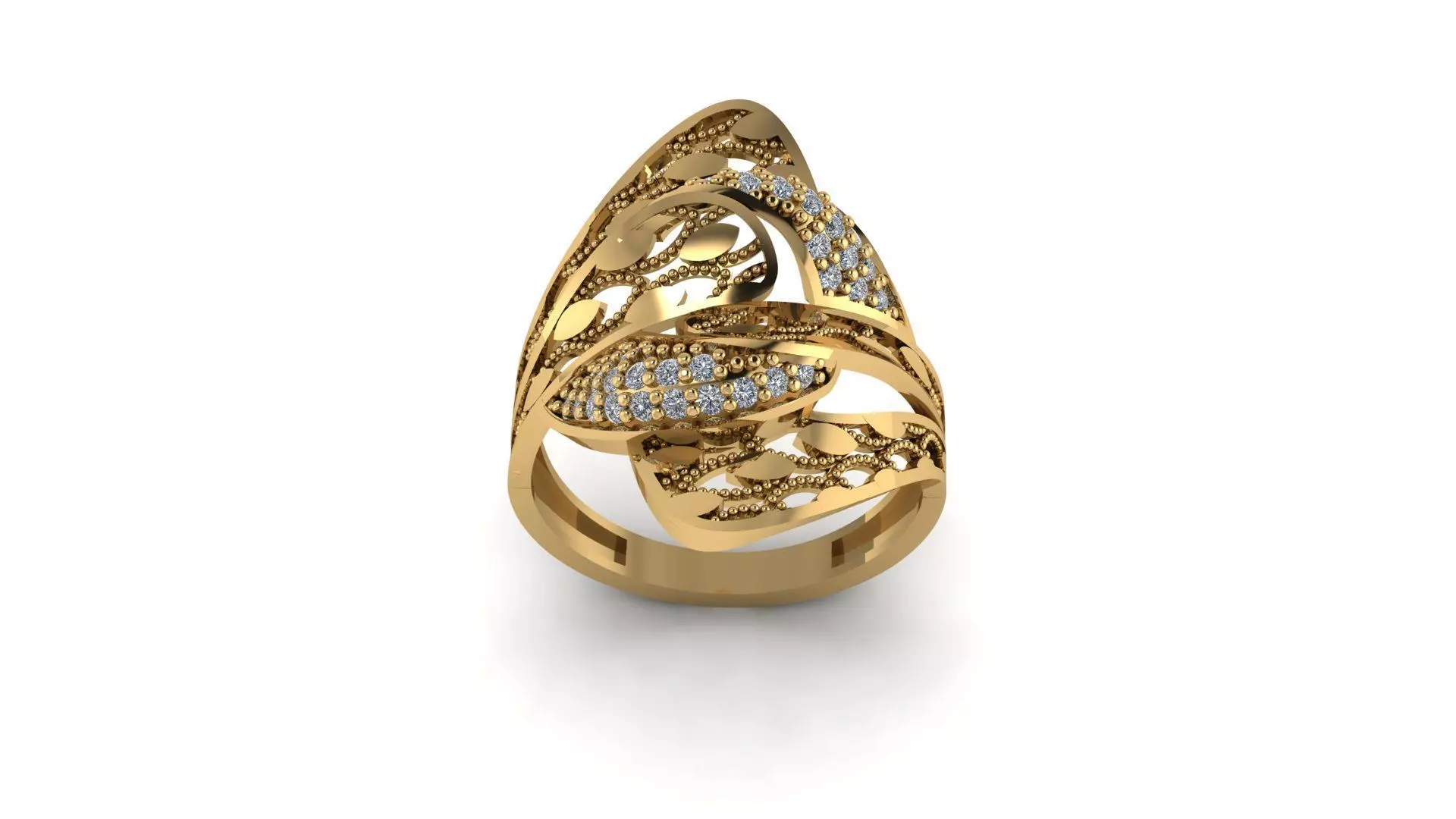 Ring sky pattern 01 3D print model