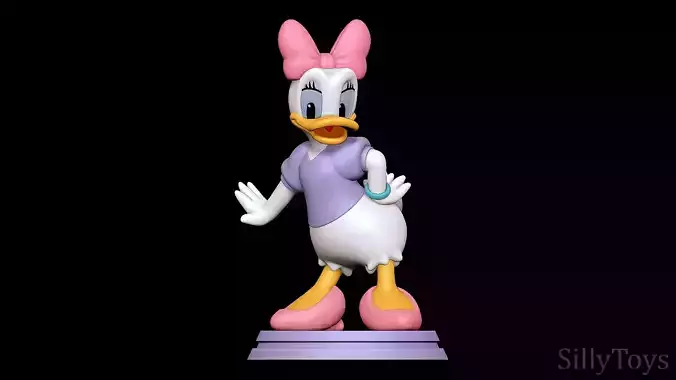 Daisy Duck 3D print model
