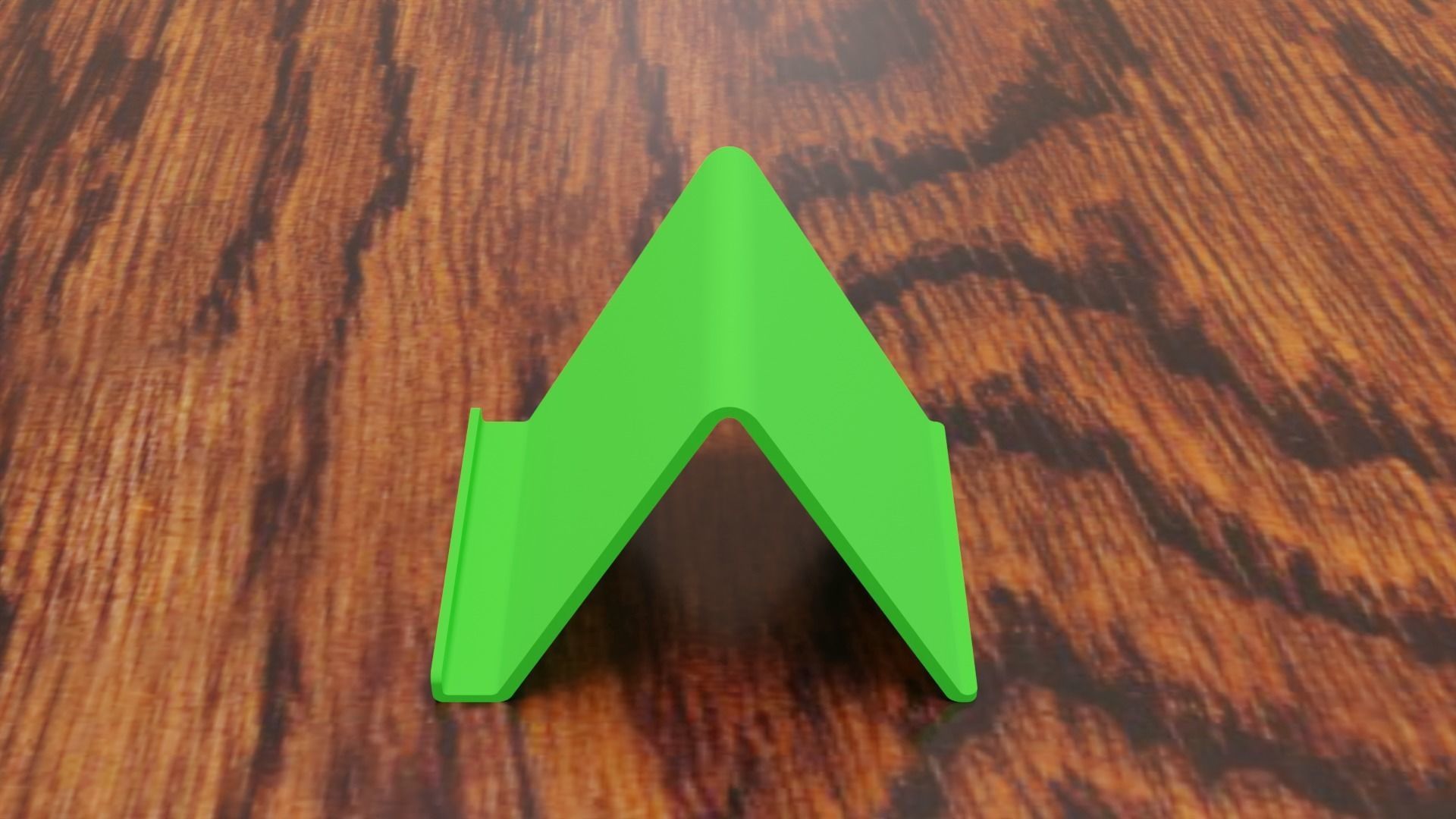 SimpleCellPhoneHolder box on wooden table Free 3D print model_3