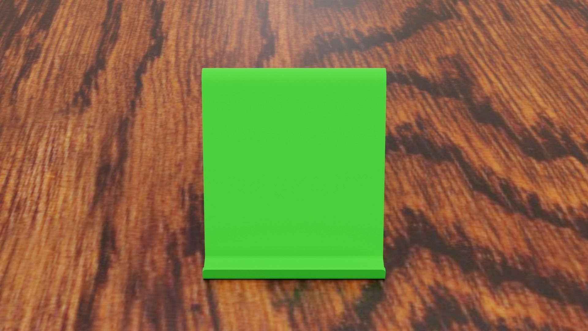 SimpleCellPhoneHolder box on wooden table Free 3D print model_2