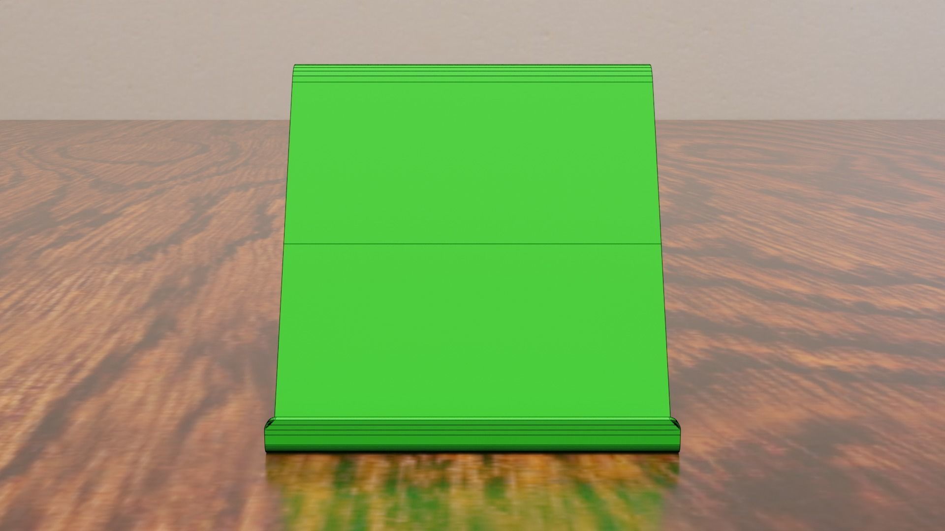 SimpleCellPhoneHolder box on wooden table Free 3D print model_11