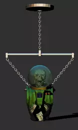 scuba zombie 3D print model