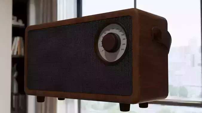 Moderne Radio 3D model