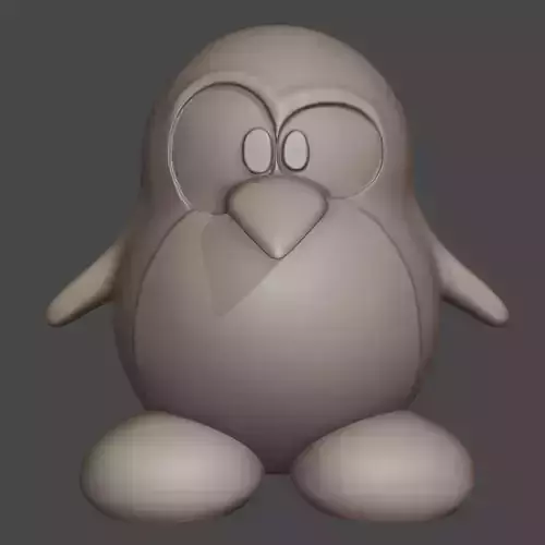 Linux Penguin Tux 3D print model