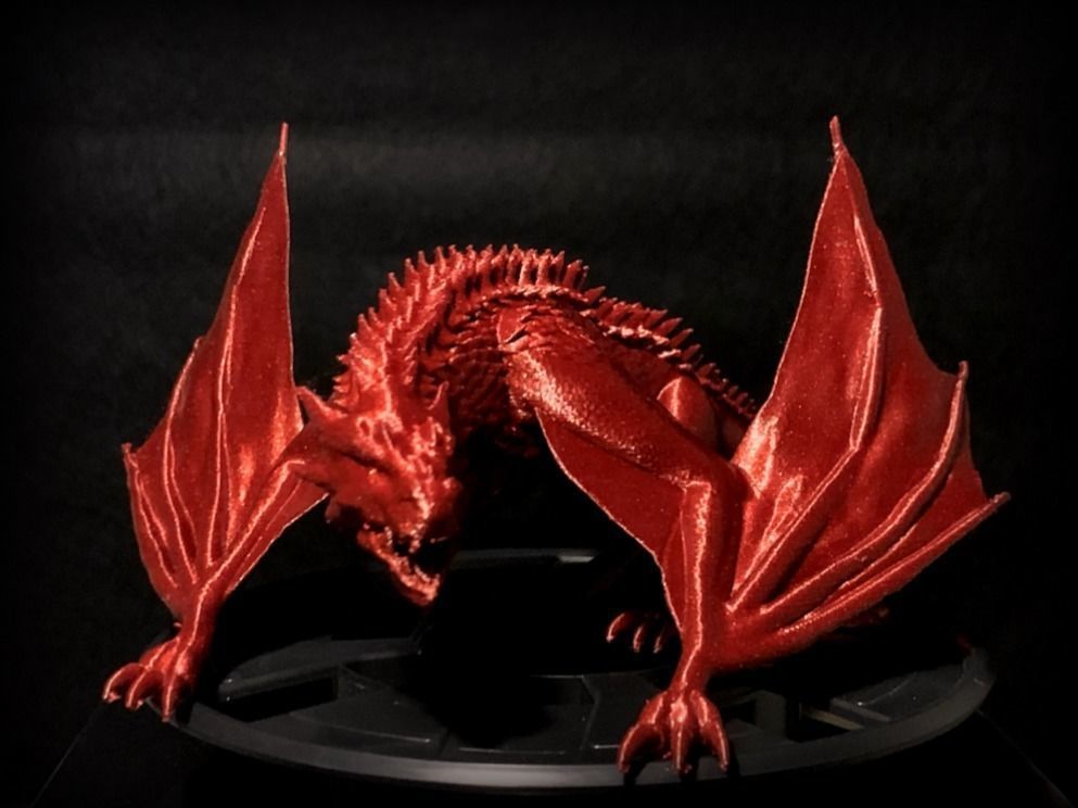 Green Wyvern 3D print model_5