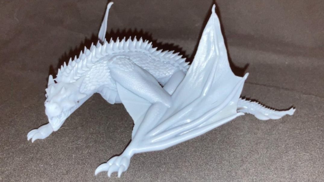 Green Wyvern 3D print model_6