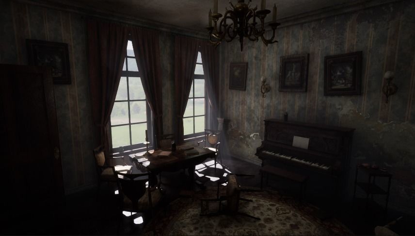Resident Evil Haunted House Unreal Engine ready to use  3D model_16