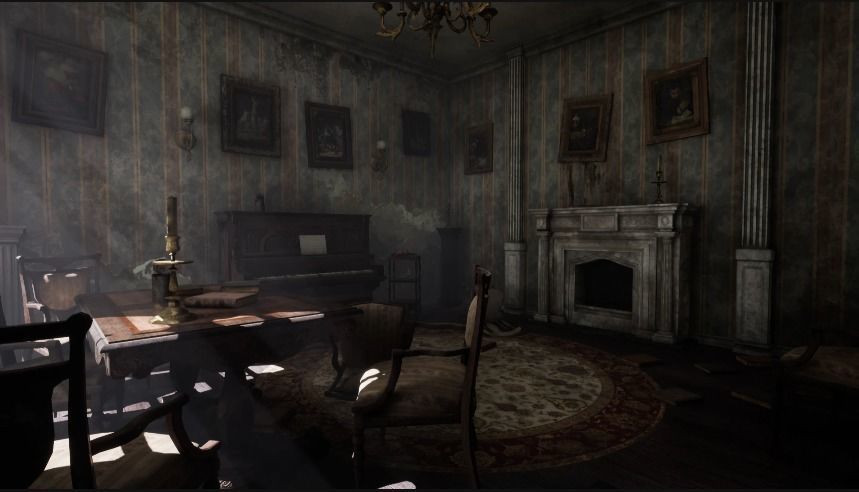 Resident Evil Haunted House Unreal Engine ready to use  3D model_13