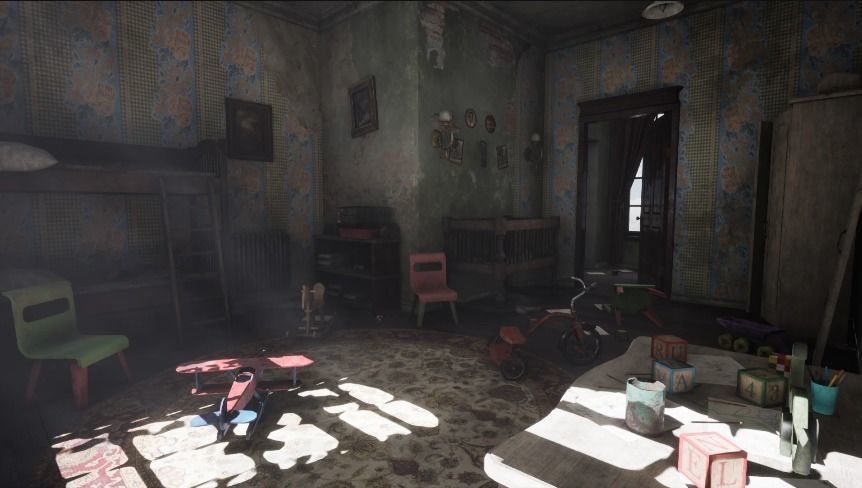 Resident Evil Haunted House Unreal Engine ready to use  3D model_6