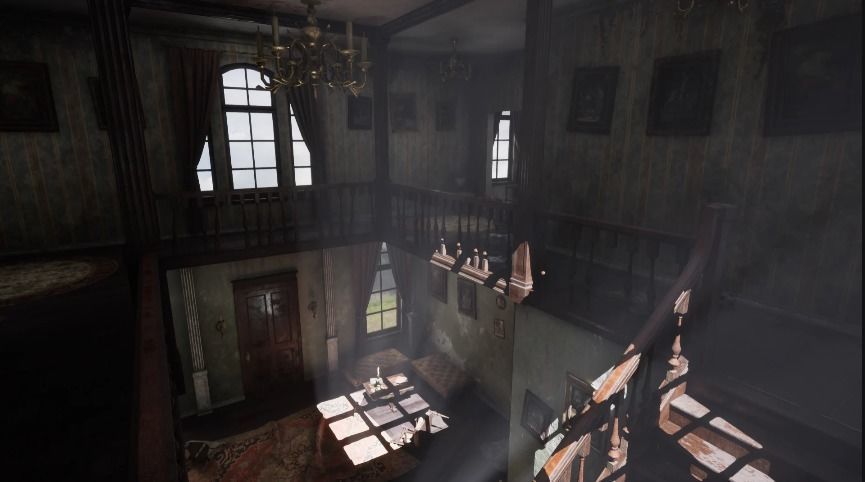 Resident Evil Haunted House Unreal Engine ready to use  3D model_12