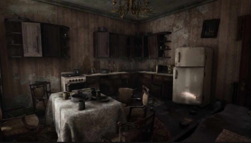 Resident Evil Haunted House Unreal Engine ready to use  3D model_7