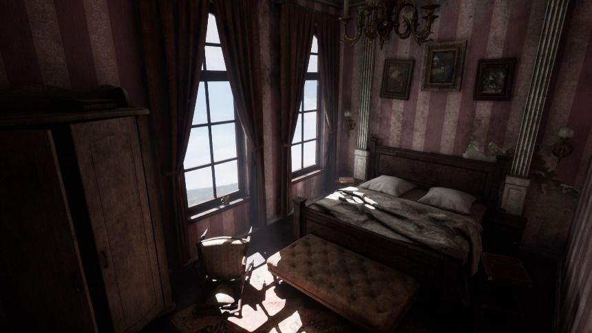 Resident Evil Haunted House Unreal Engine ready to use  3D model_2