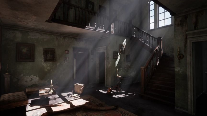 Resident Evil Haunted House Unreal Engine ready to use  3D model_5