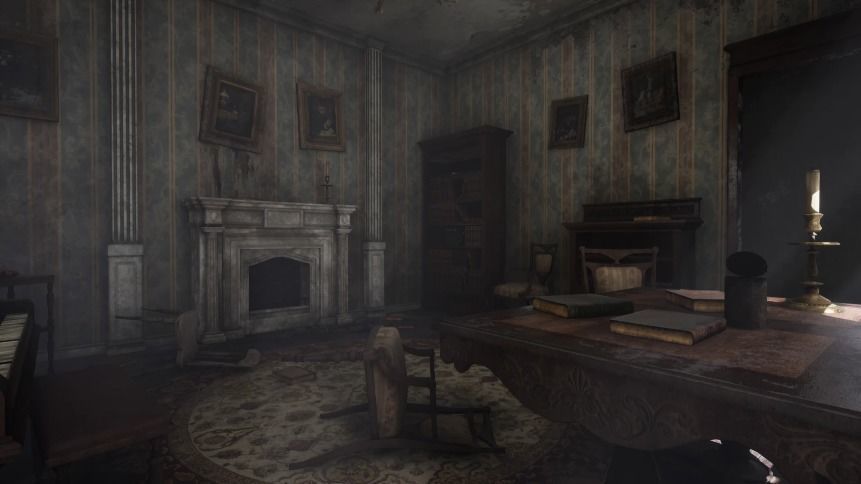 Resident Evil Haunted House Unreal Engine ready to use  3D model_15