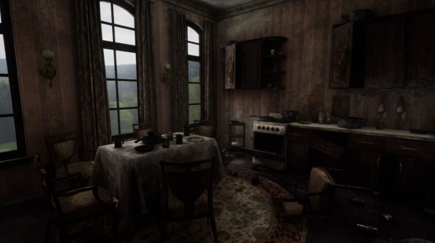 Resident Evil Haunted House Unreal Engine ready to use  3D model_8