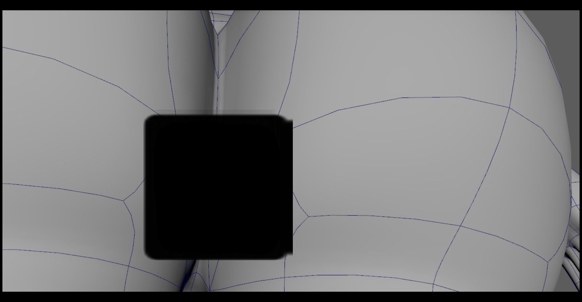 Woman Basemesh With Genitalia 3D model_7