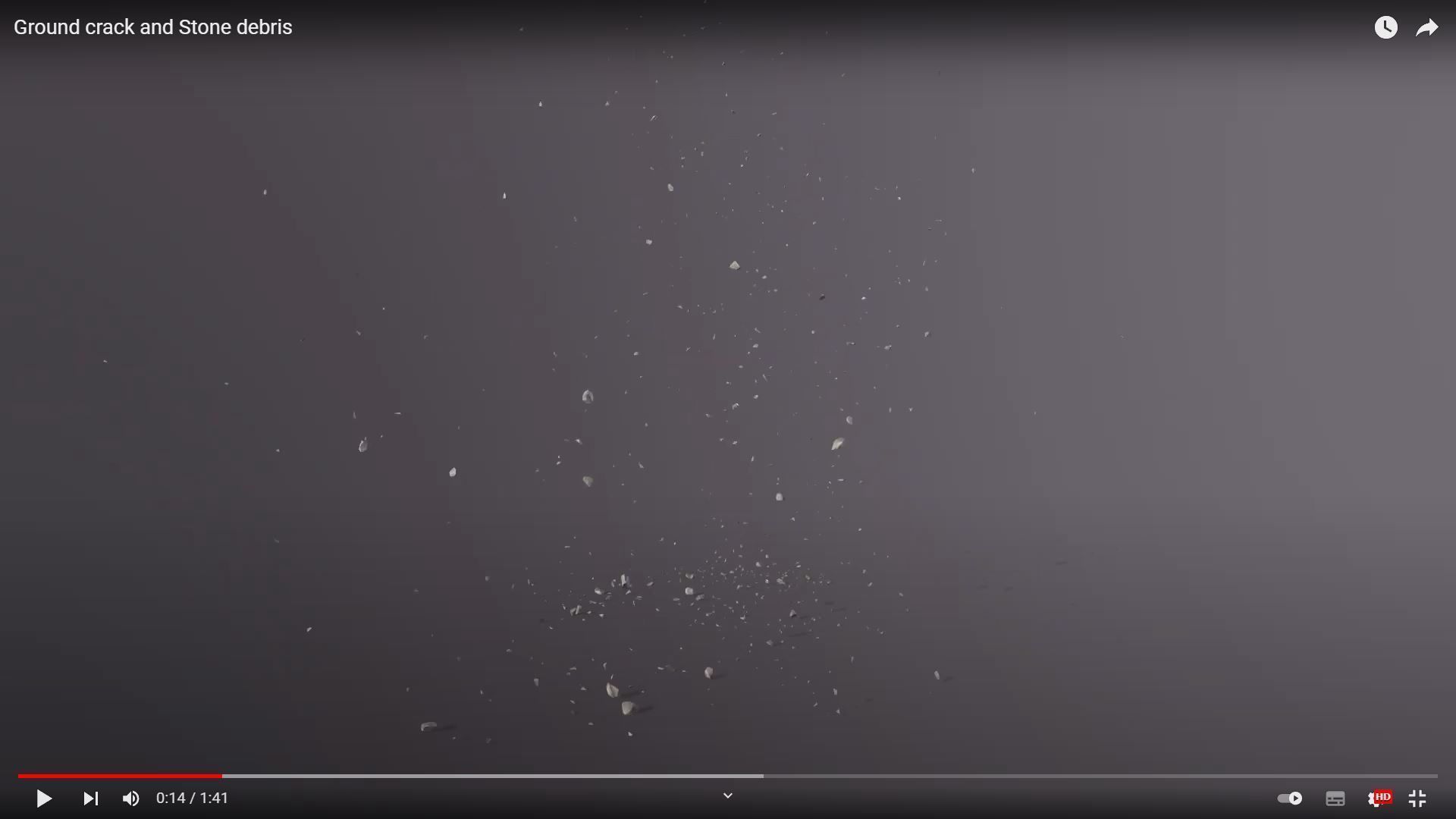 Debris Stone Ground Low-poly 3D model_3