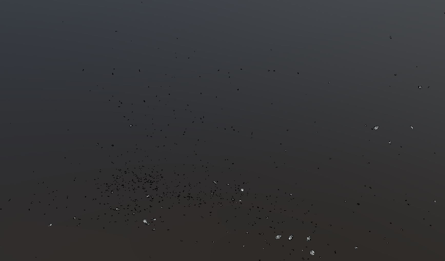 Debris Stone Ground Low-poly 3D model_4