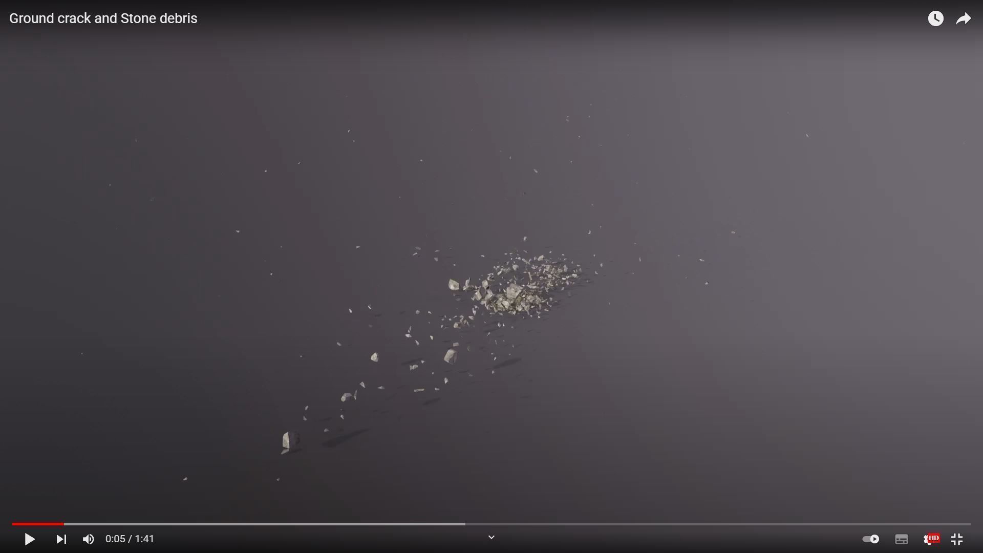 Debris Stone Above Low-poly 3D model_3