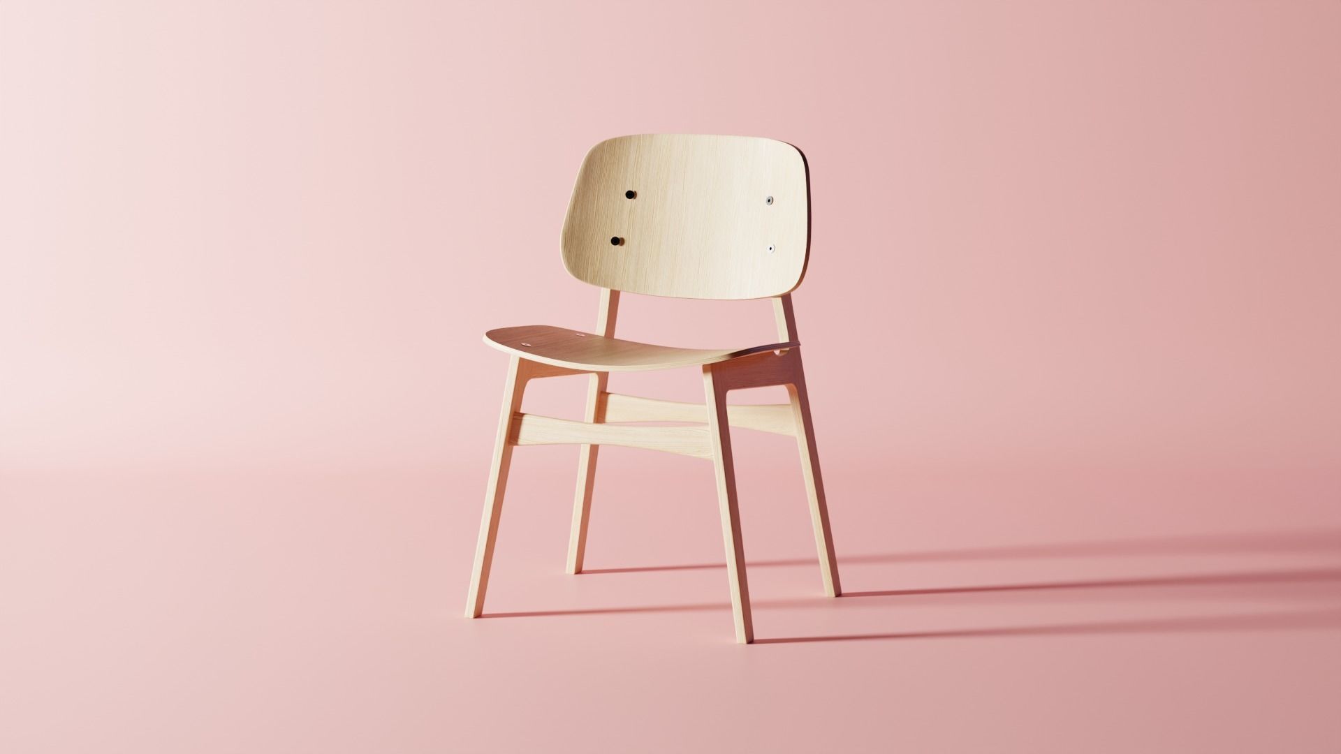 Soborg Chair  Free 3D model_1