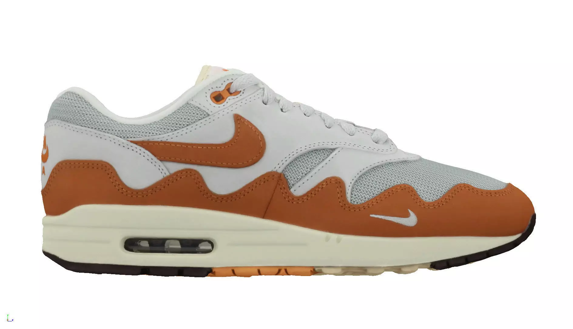 Nike Air Max 1 Patta Waves Noise Aqua 3D model