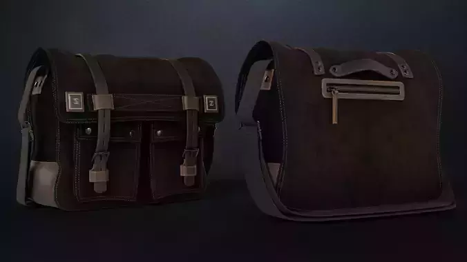 DamnDogs Leather bag