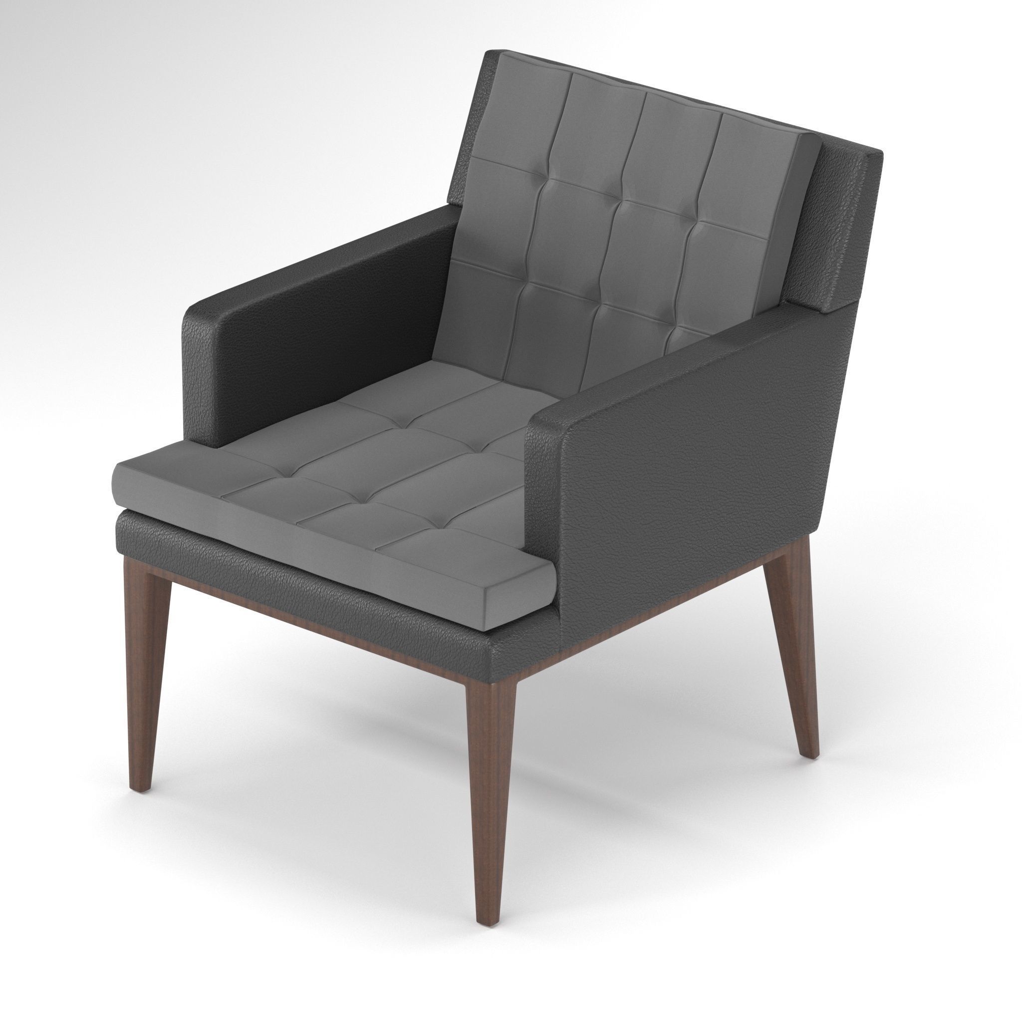 Baker DINING CHAIR 3D model_15