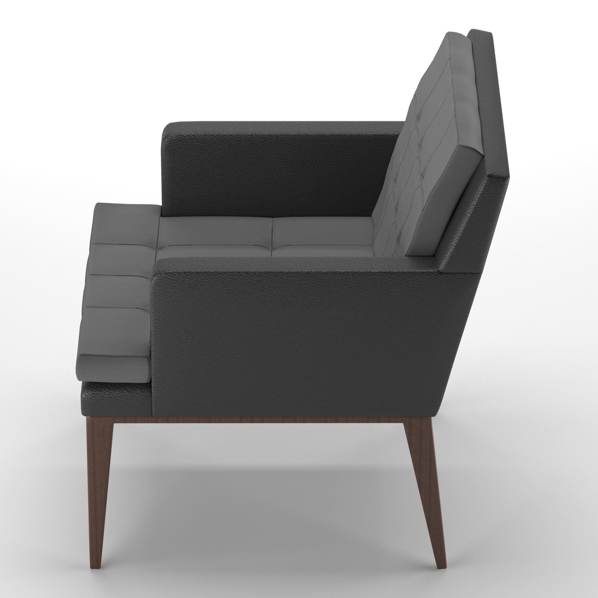 Baker DINING CHAIR 3D model_7