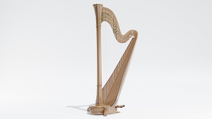 Salvi Harp Diana 3D model