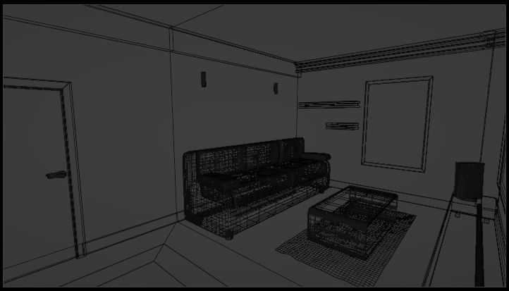 Gaming Room 3D model_3